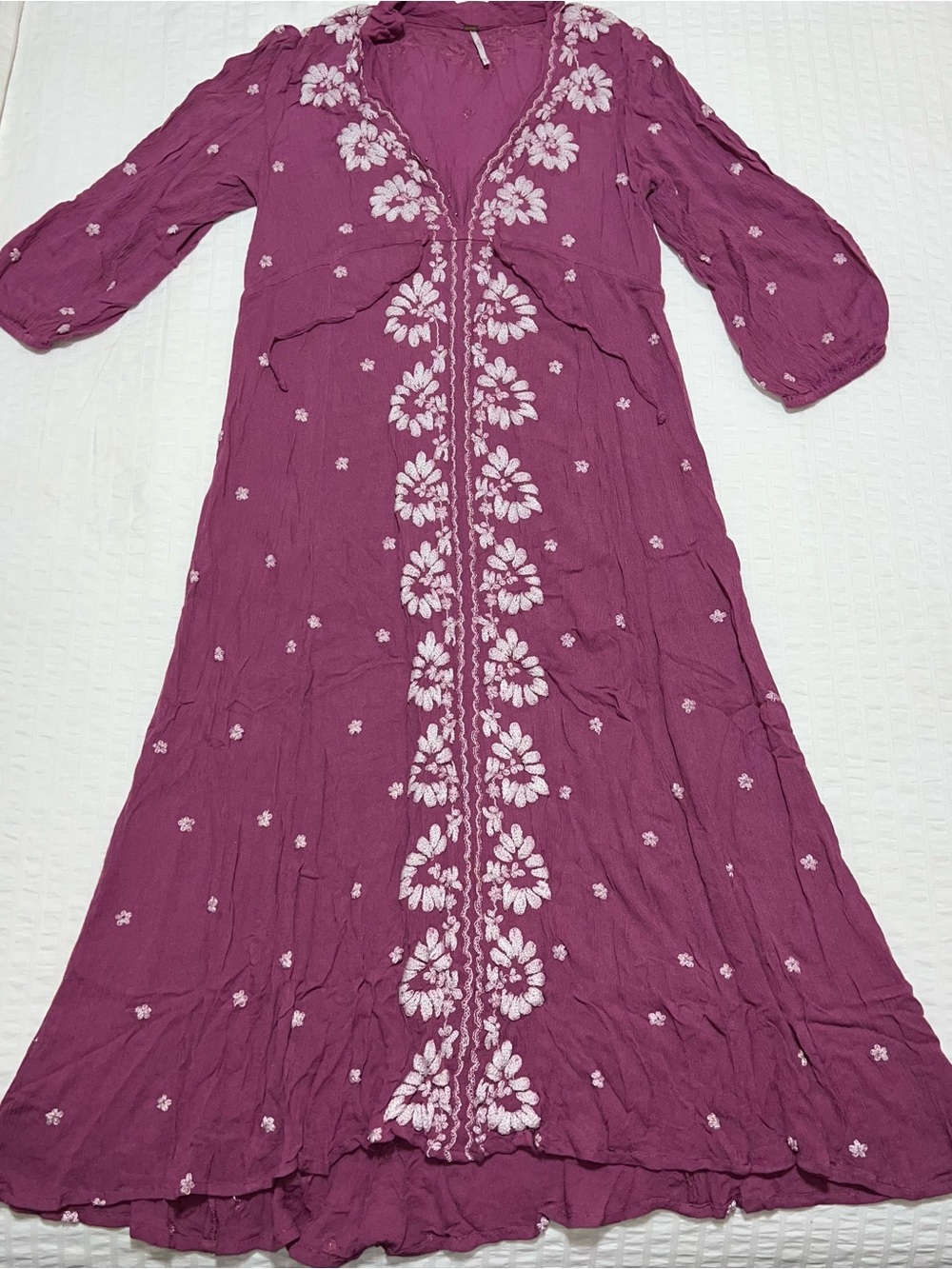 Free People embroidered dress